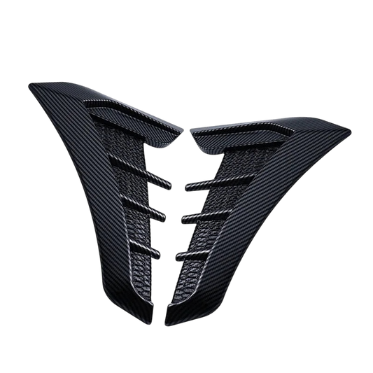 Universal Carbon Fiber Black Car Decoration