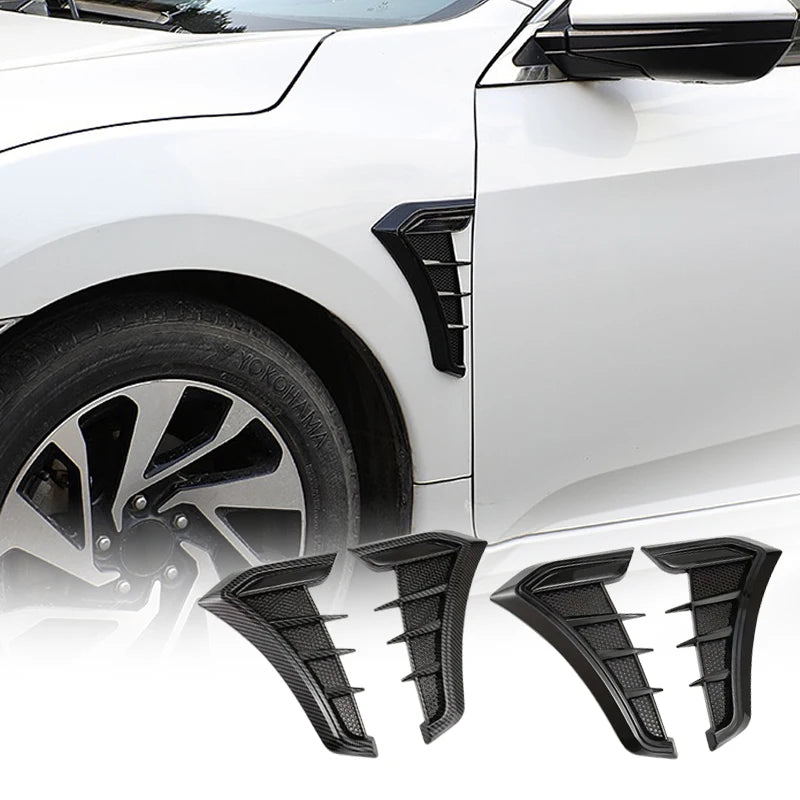 Universal Carbon Fiber Black Car Decoration