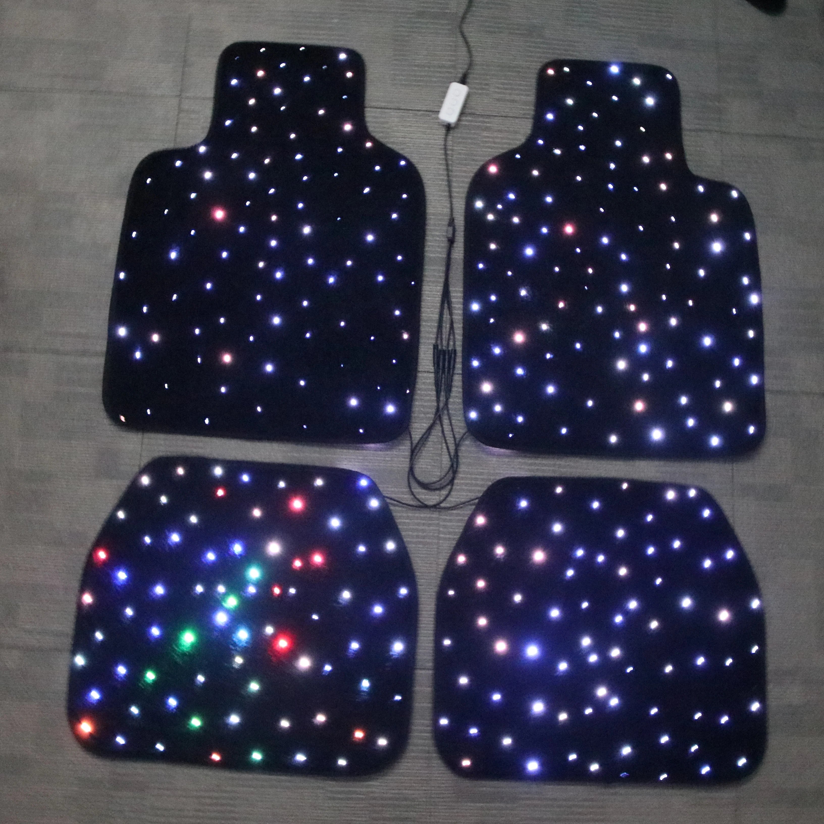 Fiber Optic Twinkle Stars Car Mats ct