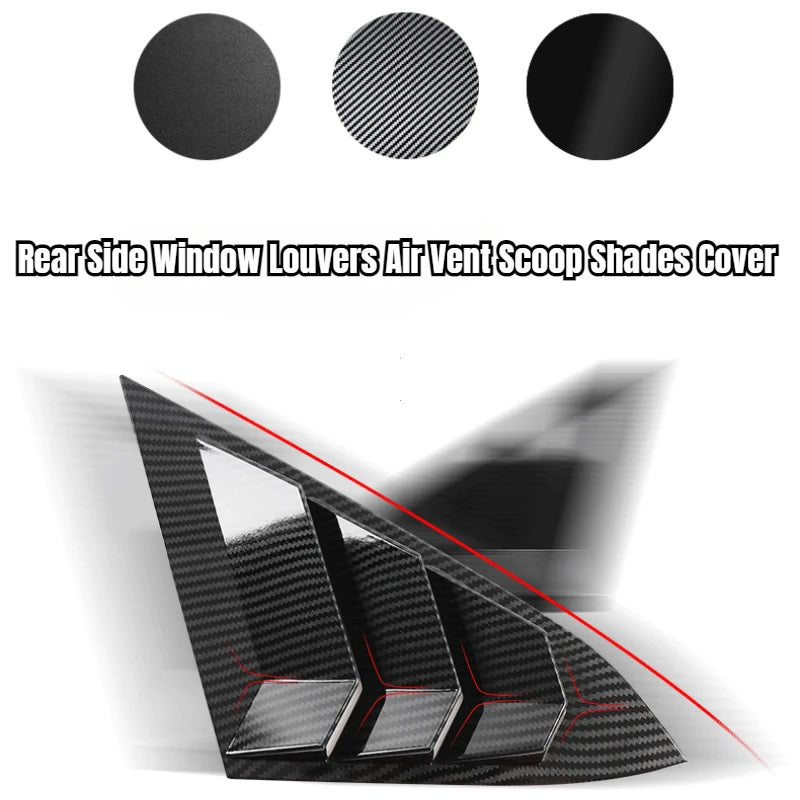 Honda Civic 10th Gen 2016-2020 Sedan Rear Side Window Cover