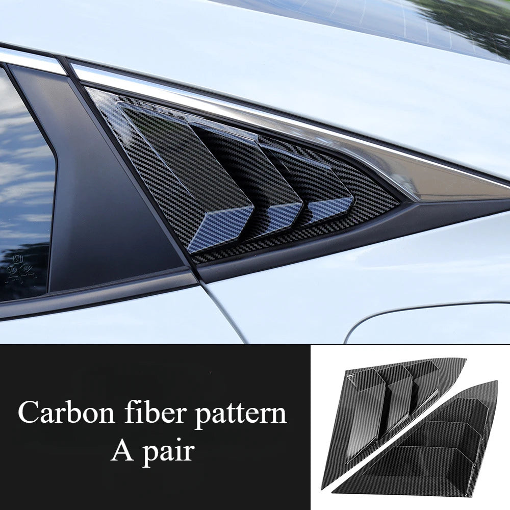 Honda Civic 10th Gen 2016-2020 Sedan Rear Side Window Cover