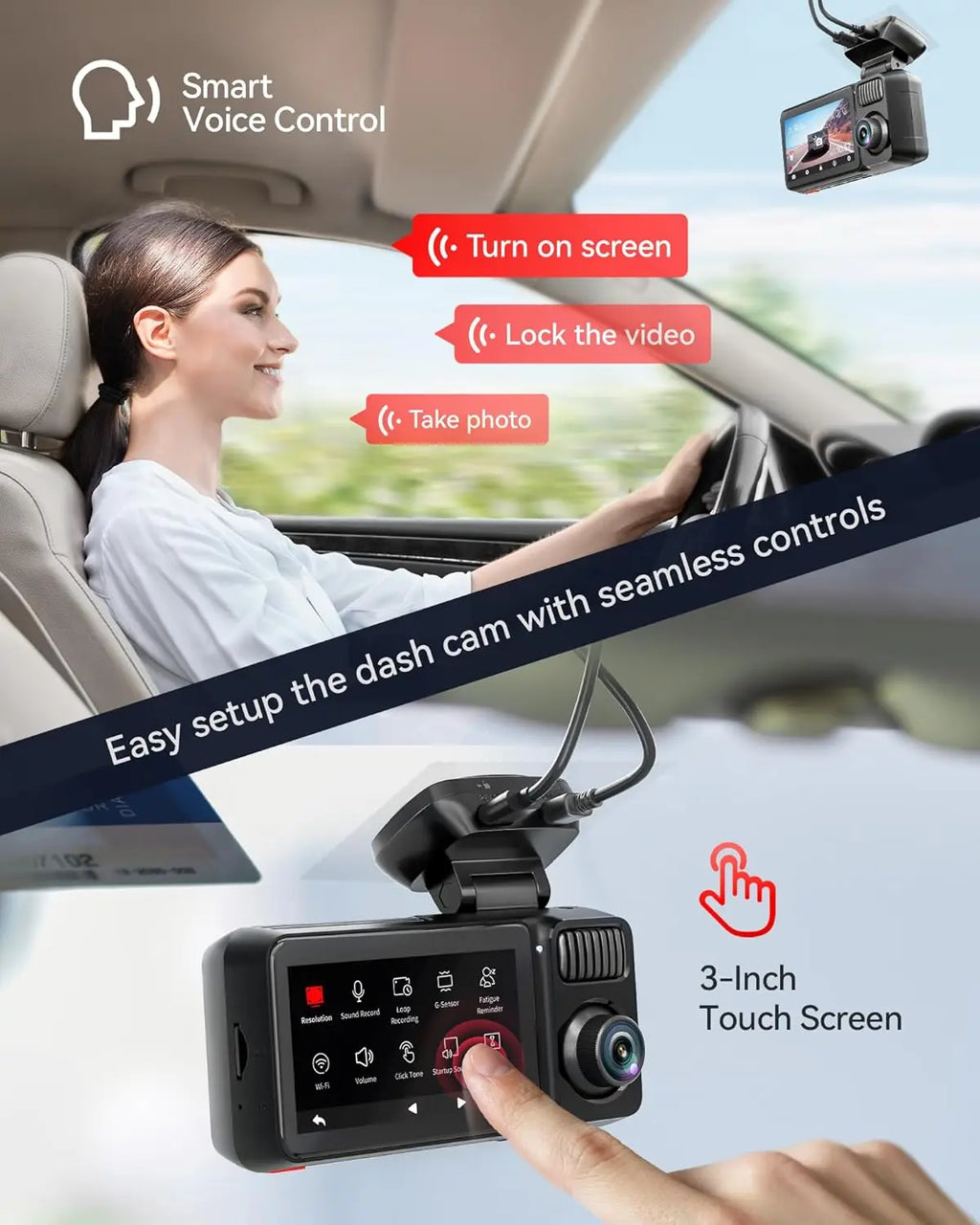 REDTIGER F17 Elite 4K Dash Camera