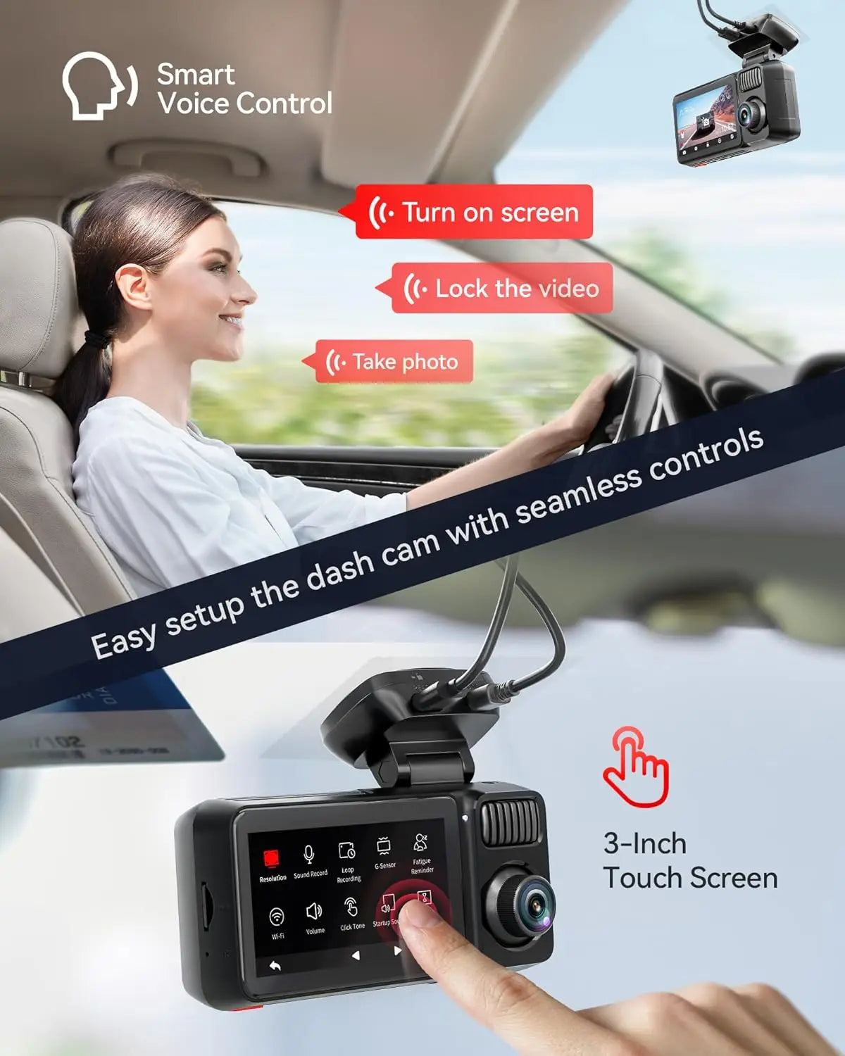 REDTIGER F17 Elite 4K Dash Camera