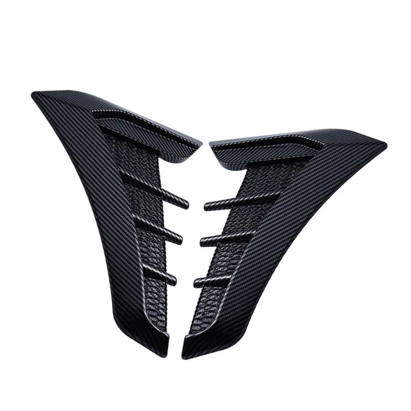 Universal Carbon Fiber Black Car Decoration
