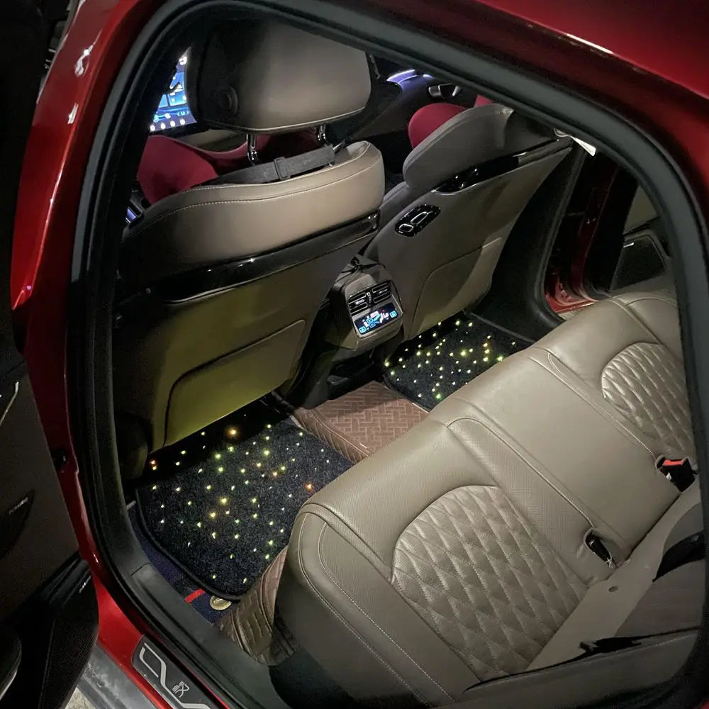 Fiber Optic Twinkle Stars Car Mats ct
