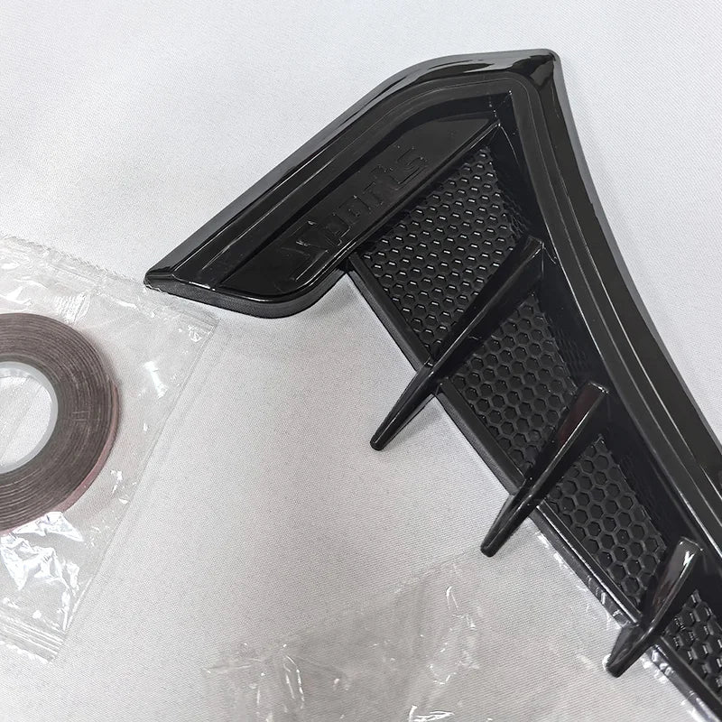 Universal Carbon Fiber Black Car Decoration